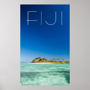 Poster Paysage marin de Blue Lagoon, Fidji