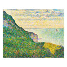Paysage marin de Seurat Port-en-Bessin