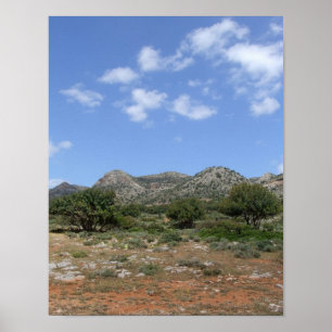 Poster Paysage méditerranéen