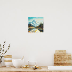 Poster Paysage naturel du Canada - L'art exceptionnel des