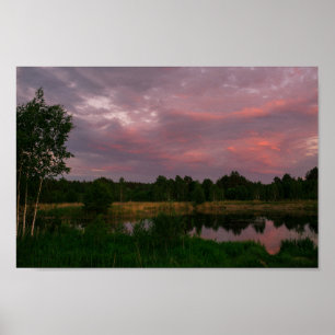 Poster Paysage naturel Paysage rural Paysage du lac Couch