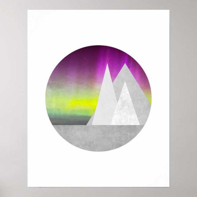 Poster Paysage nordique (Devant)