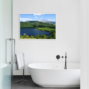 Poster Paysage panoramique du lac Coldwater du mont St He