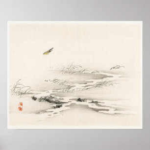 Poster Paysage par Kōno Bairei (1844-1895)