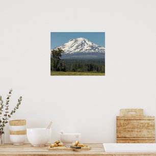 Poster Paysage photographique du mont Adams