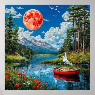 Poster Paysage pittoresque