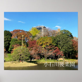 Poster Paysage pittoresque avec couleur automne