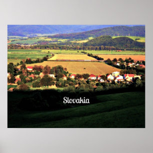 Poster Paysage pittoresque de Slovaquie