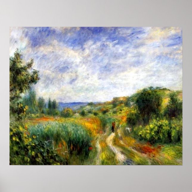 Poster Paysage Près D'Essoyes (Devant)