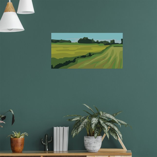 Poster Paysage rural (Créateur téléchargé)