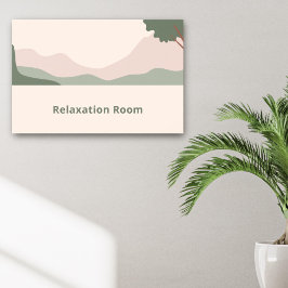 Poster Paysage serein minimal