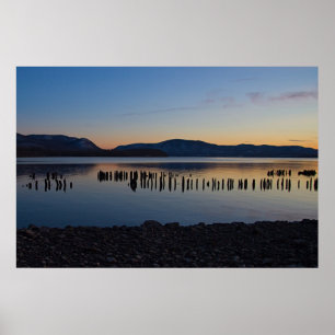 Poster Paysage stratifié