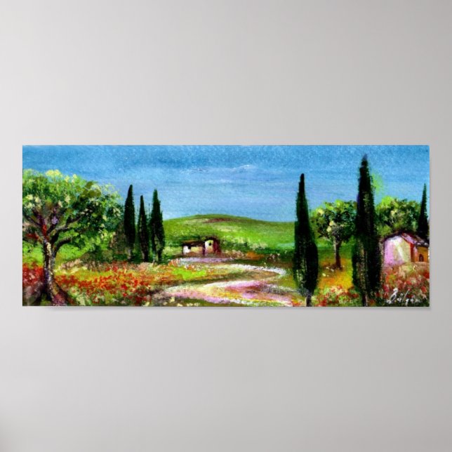 POSTER PAYSAGE TOSCANE 5 (Devant)
