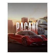 Paysage urbain des supercars Pagani
