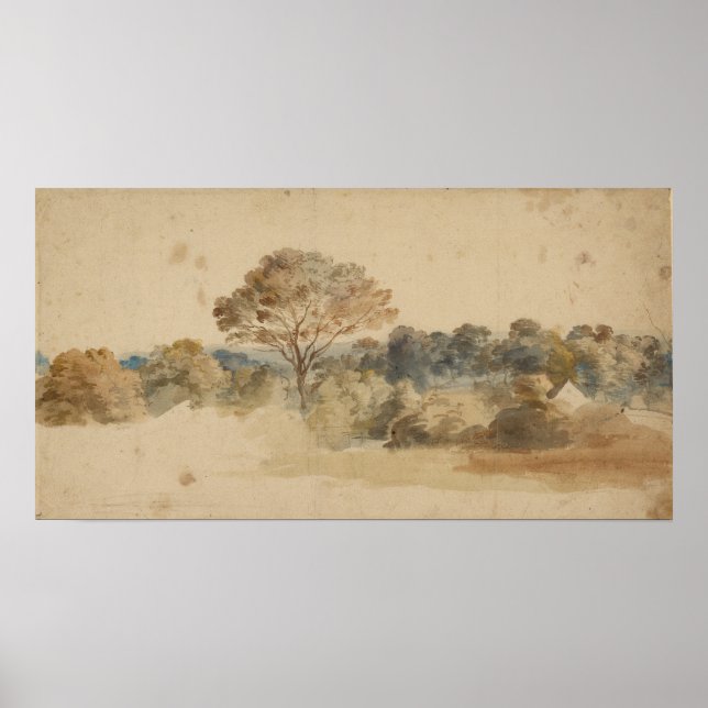 Poster Paysage, vers 1640, Anthony van Dyck (Devant)