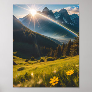 Poster paysages de montagnes