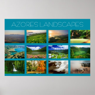 Poster Paysages des Açores