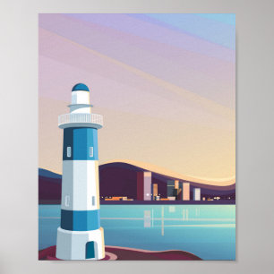 Poster Paysages marins avec phare