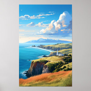 Poster Paysages sereins de Nouvelle-Zélande #4