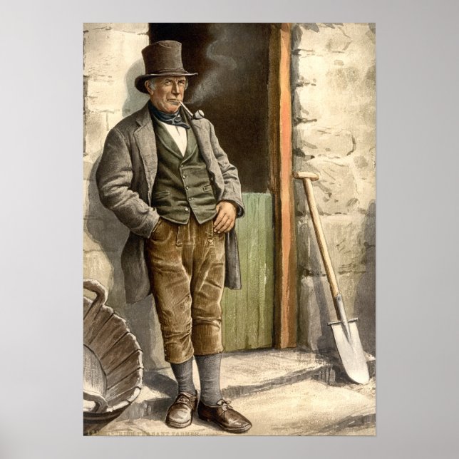 Poster Paysan irlandais (Devant)