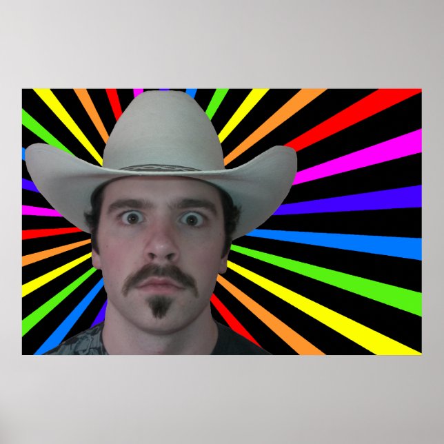 Poster PCowboy Rainbow (Devant)