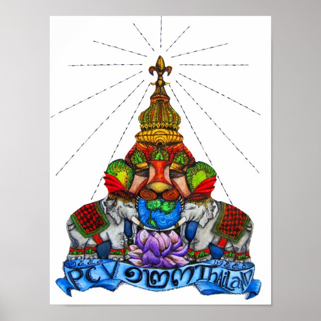 Poster Peace Corps Volunteer - Thaïlande (Devant)