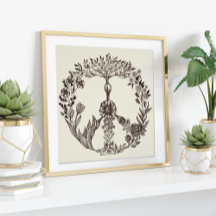 Peace Floral Dessin Cute Boho Hippie Fleurs Art