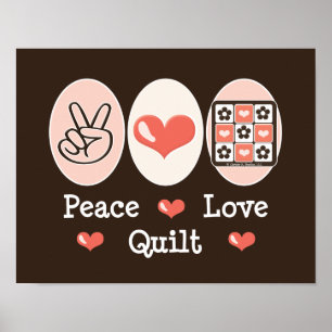 Poster Peace Love