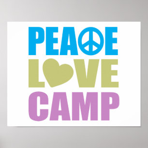 Poster Peace Love Camp