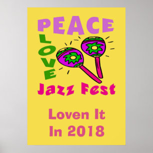 Poster Peace Love Jazz Fest 2018