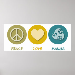 Poster Peace Love Manga