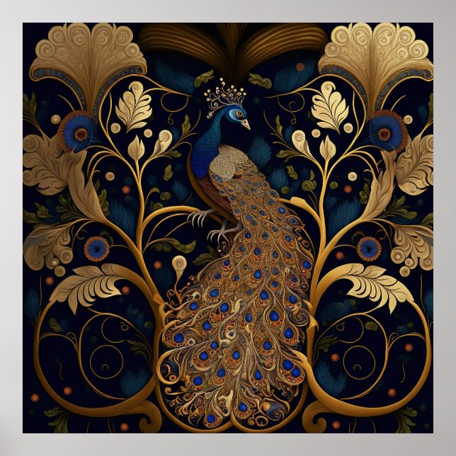 Poster Peacock (Vorne)