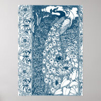 Peacocks Art Nouveau