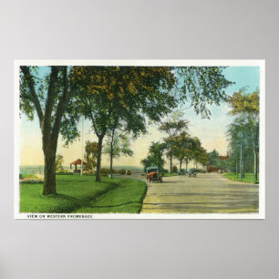 Poster Peaks Island Vue sur le Knob Citrouille