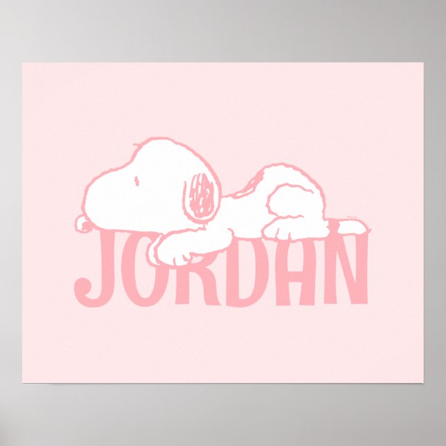 Poster Peanuts | Snoopy Pastel (Devant)