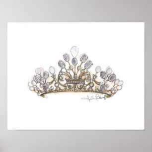 Poster Pearl Crown par Heather French Henry