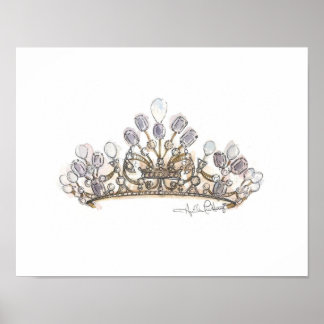 Poster Pearl Crown par Heather French Henry