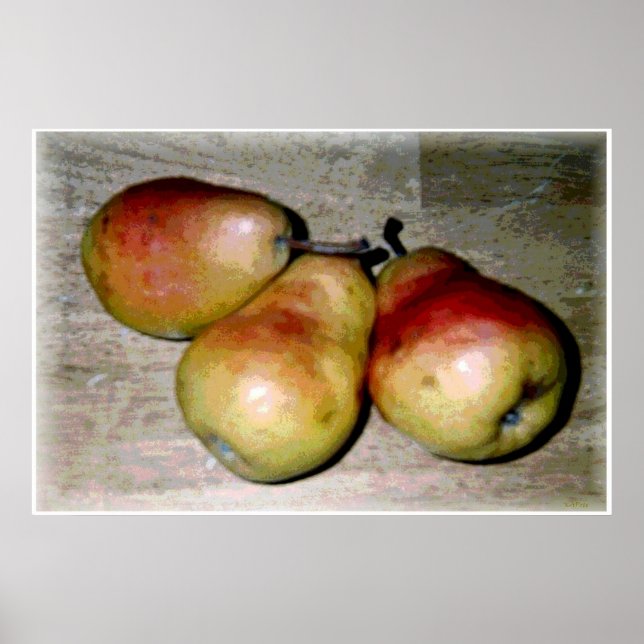 Poster Pears Photographie Fruit (Devant)
