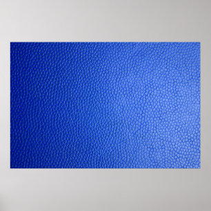 Poster peau en cuir bleu