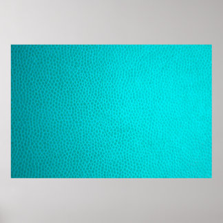 Poster peau en cuir turquoise texture peau