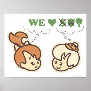 Poster PEBBLES™ et Bam Bam Love Nature