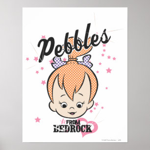 Poster PEBBLES™ Étoiles et coeurs