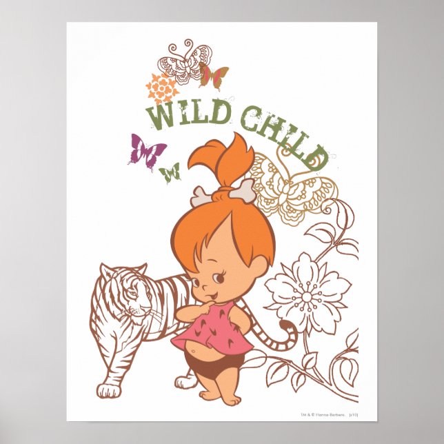 Poster PEBBLES™ Wild Child (Devant)