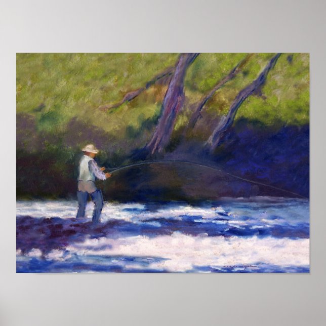 Poster Pêche à la mouche (Devant)