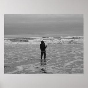 Poster Pêche au surfcasting