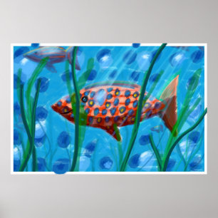 Poster Pêche autour