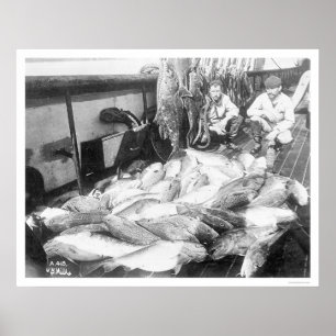 Poster Pêche En Alaska 1922