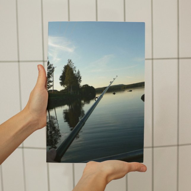 Poster Pêche par lac à Dusk Small (Créateur téléchargé)