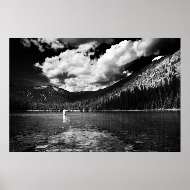 Poster Pêcheur du Montana (Devant)