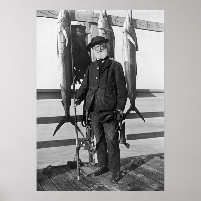 Poster Pêcheur en mer profonde, 1912 (Devant)